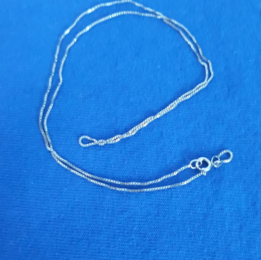 925-SILVER NECKLACES 18"
